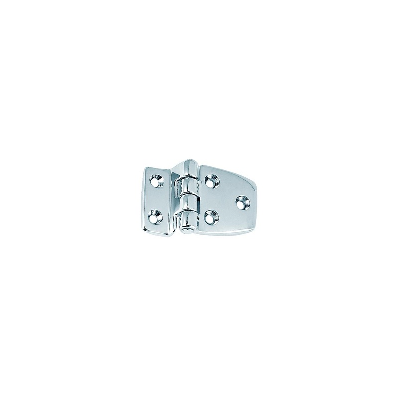 Shortside Hinge, Chrome/Zinc 2-1/2 x 1-1/2