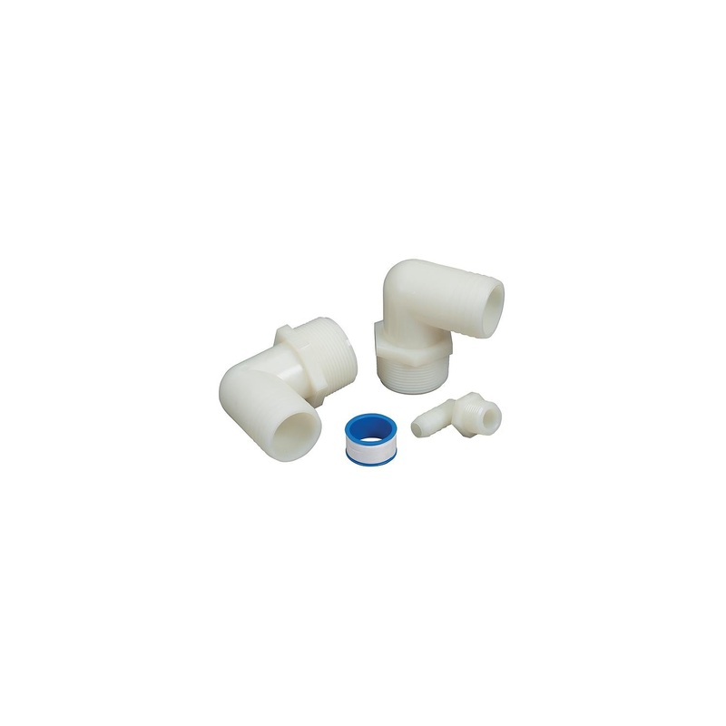 Waste Hose Tank Adapter Kit, 90 Pipe To Hose
