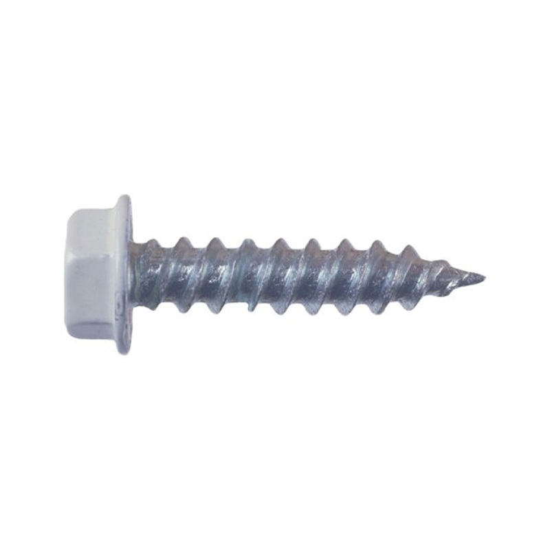 8X1-1/2 WHITE HEX SCREW 1000