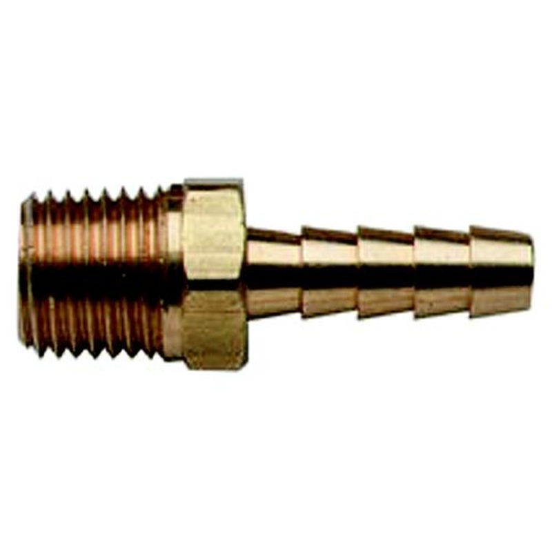 Barb-Brass Male 3/8X1/8NPT