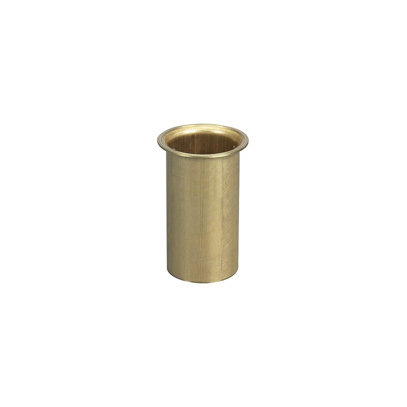 Brass Drain Tube, 1 x 1 7/8