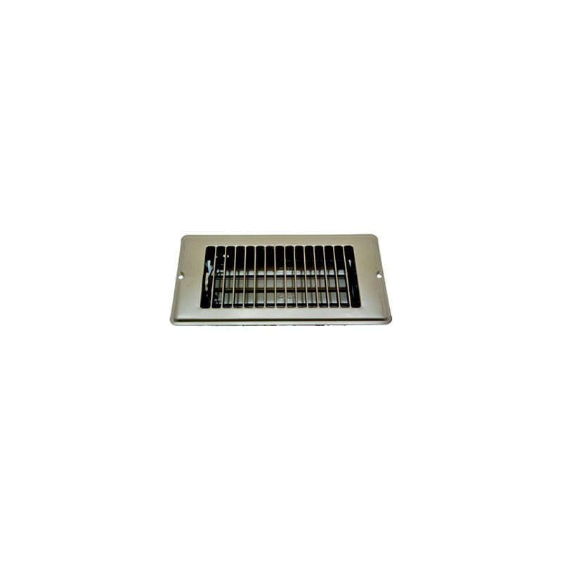 AP Products Metal Floor Register, Brown