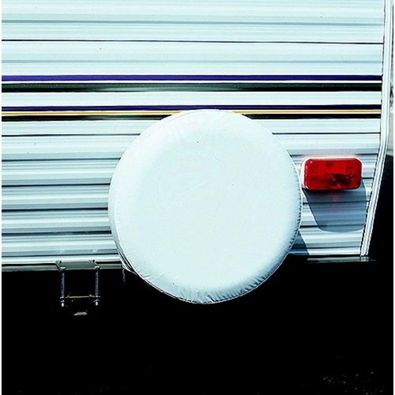 ADCO Vinyl Solid Spare Tire Cover, 32-1/4 Polar White
