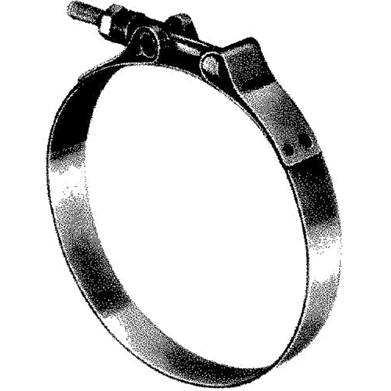 Shields 7205000S Marine Exhaust S Series Hose T-Bolt 3/4 Band Clamp Fits Series 202 Silicone Exhaust Hose
