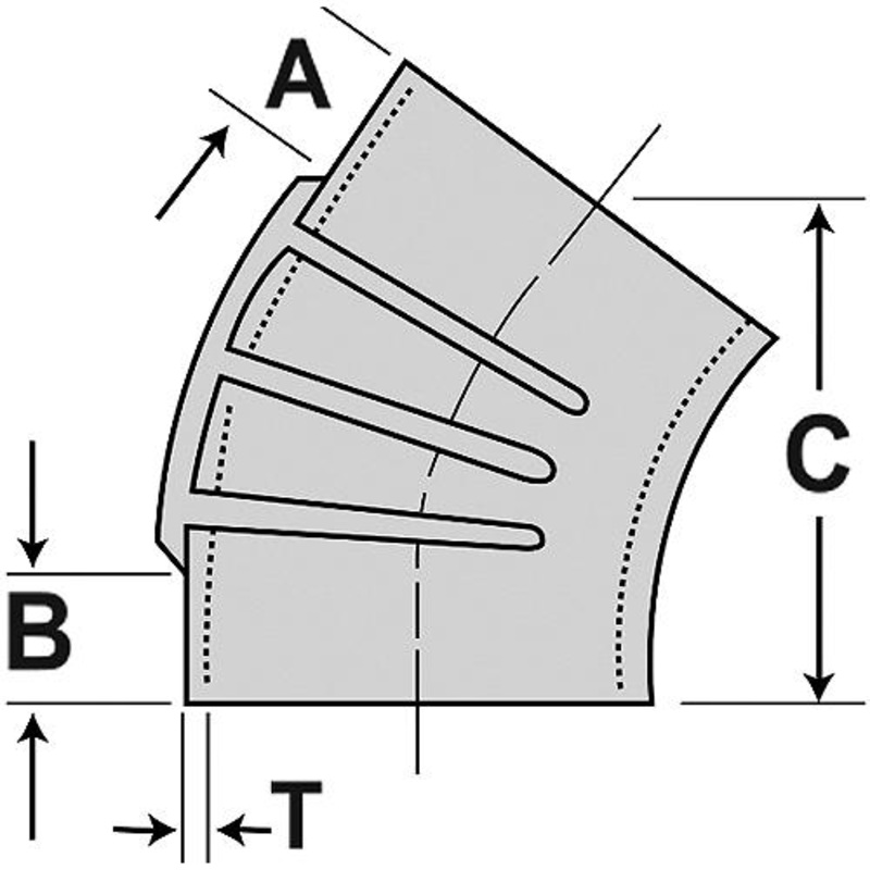 Sierra Marine 45 EPDM Rubber Hump Hose, 4