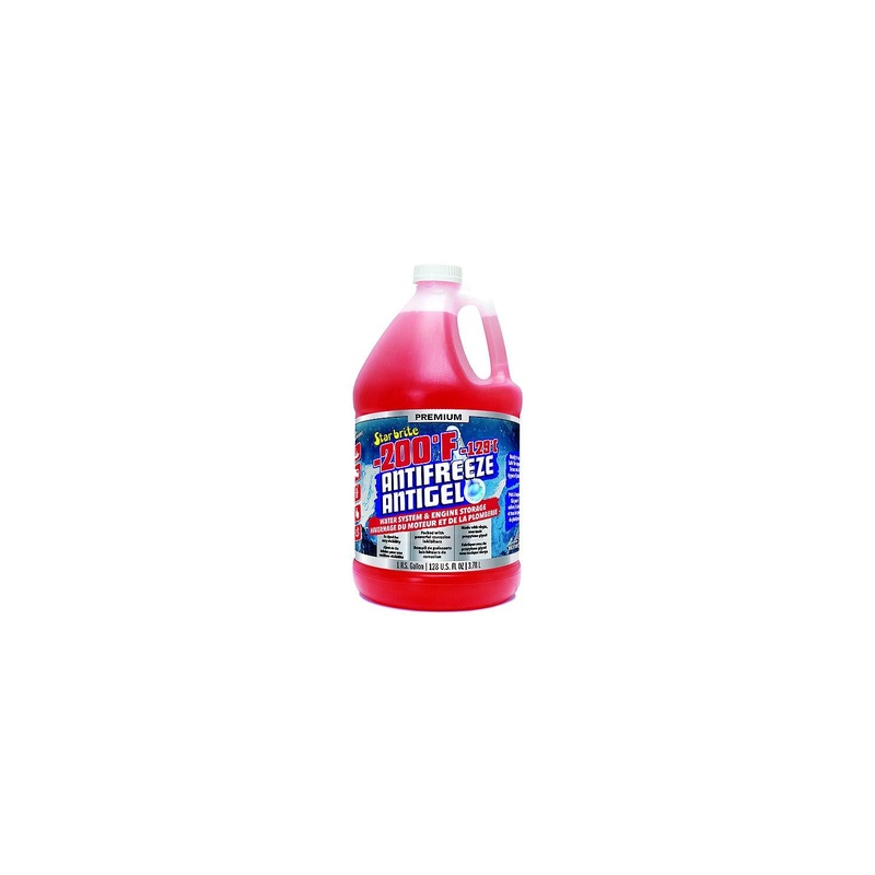 Starbrite 31600 -200 Non-Toxic Premium Antifreeze, Gal., Red, Pack of 6