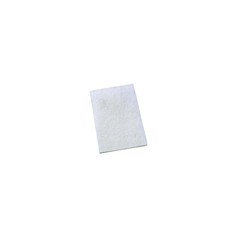 3M 07445 Scotch Brite Hand Pads, Very Fine, White, 20/Box