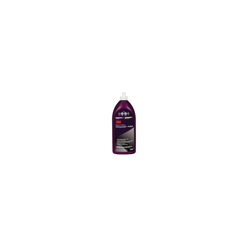 3M 30344 Perfect-It Gelcoat Compound + Polish, Quart