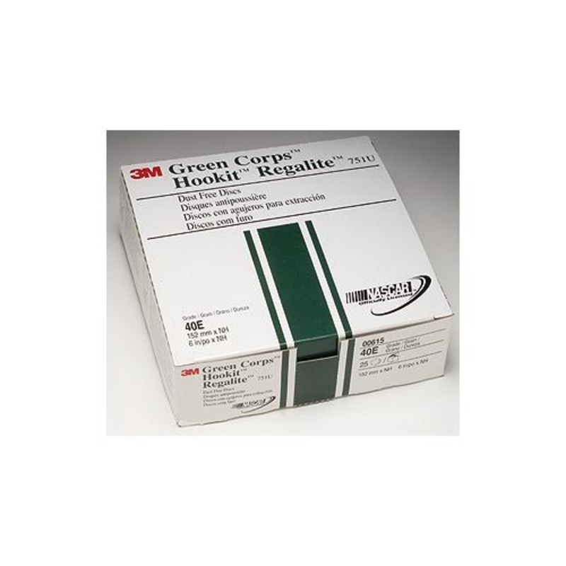 6 36E D/F Green Hookit Discs