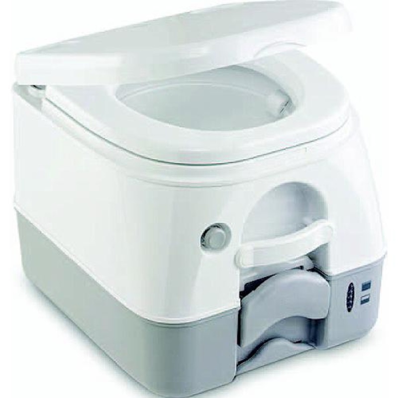 Dometic 2.5 Gallon Full Size 975MSD Portable Toilet With Push Button Flush