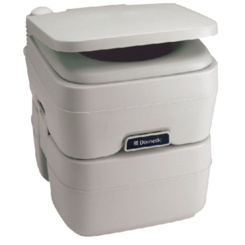 Dometic 5.0 Gallon SaniPottie 965 Portable Toilet With Mounting Brackets