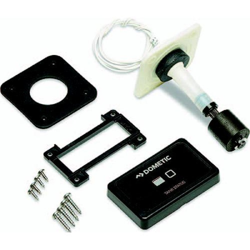 Dometic Model DTM01 1-Light Waste Tank Monitoring System Panel-Black; 1-Level Probe Cap Assembly