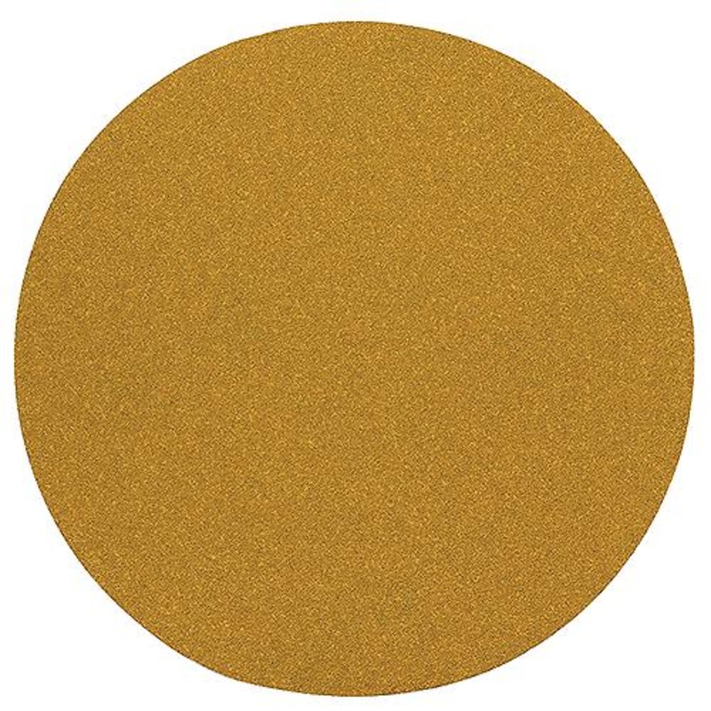 Seachoice 91963 Gold Aluminum Oxide Hook & Loop Disc, Grade: P320B