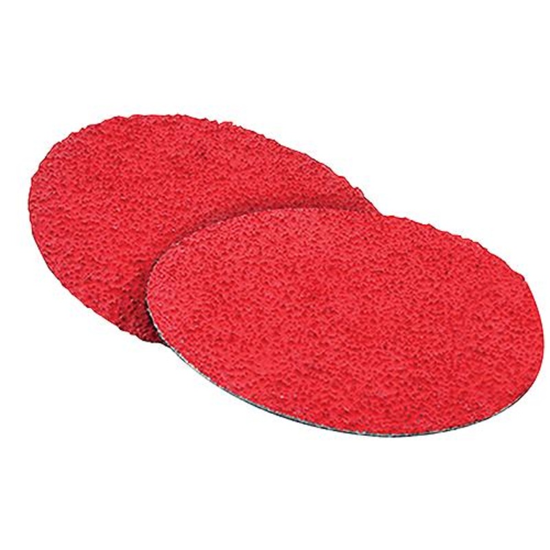 Seachoice 91973 Red Ceramic R Type Cloth Backed Disc, 3, Grade: 50