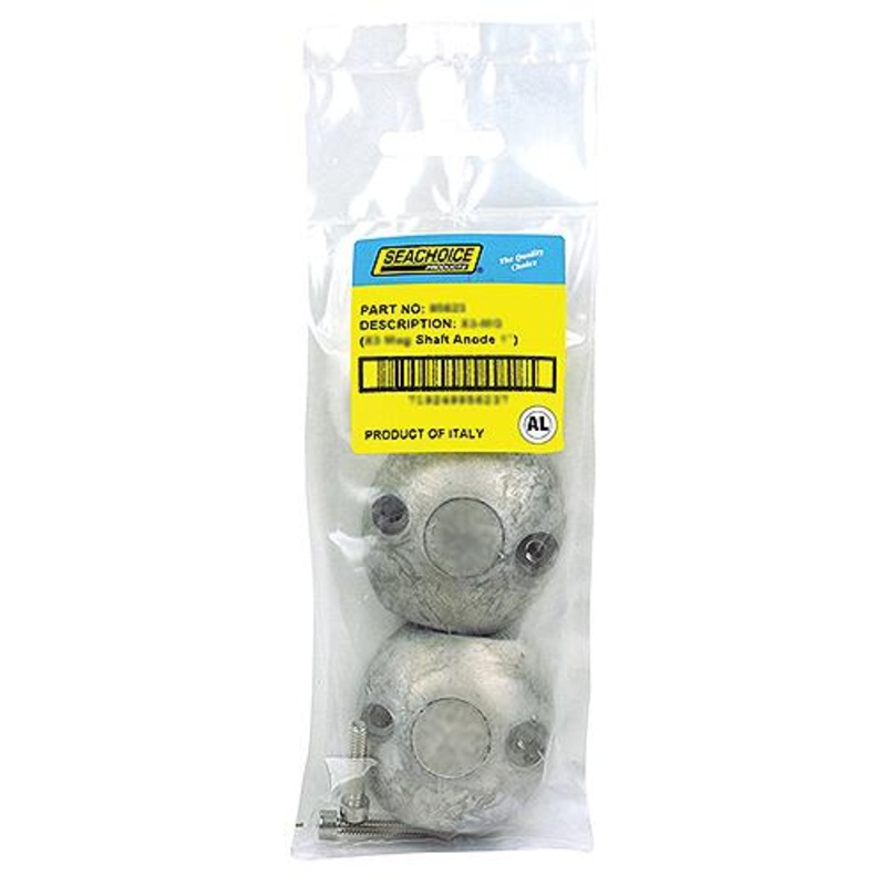Seachoice 95626 Streamlined Shaft Anode w/Allen Screw, Aluminum, Model X5, Size 1-1/4