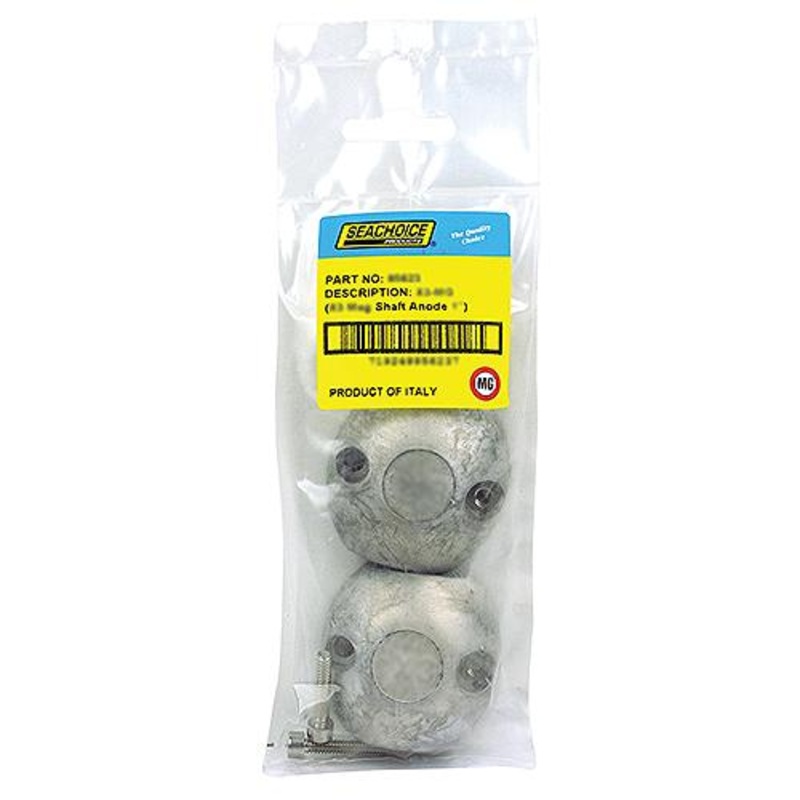 Seachoice 95638 Streamlined Shaft Anode w/Allen Screw, Magnesium, Model X9, Size 2