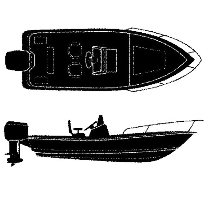 Seachoice Semi-Custom Boat Cover For V-Hull Center Console Boats