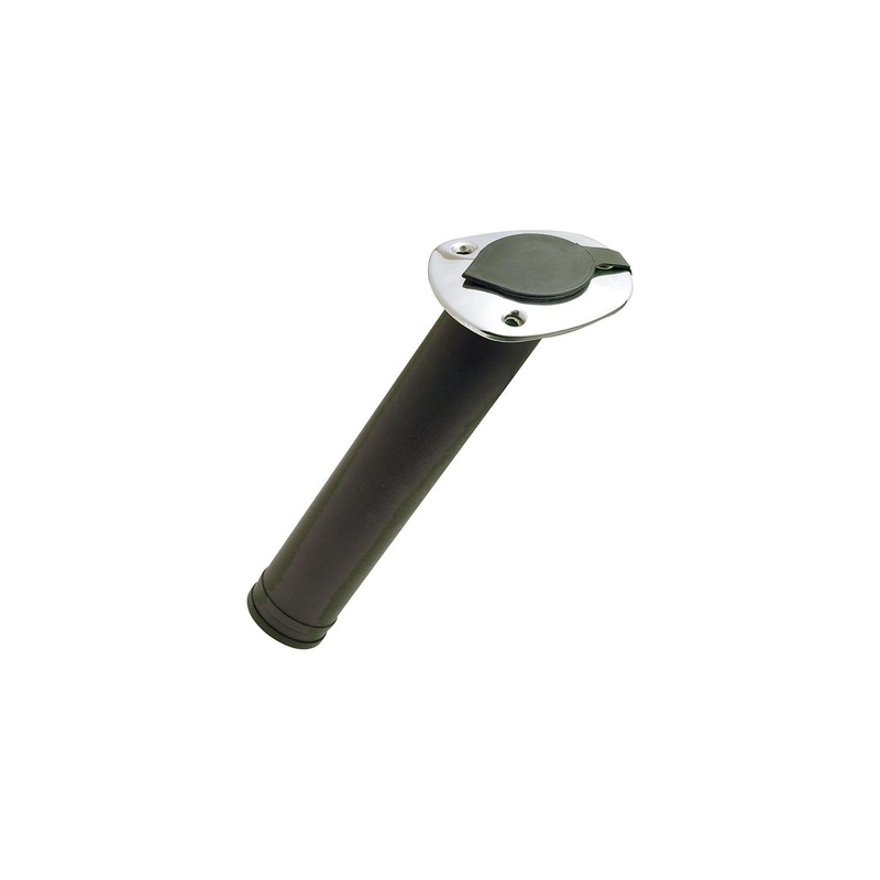 Seachoice 30 Degree Plastic Rod Holder With Stainless Steel Flange