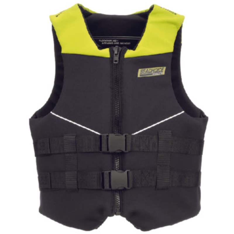 Seachoice 86576 Neoprene Multi-Sport Vest, Yellow/Black – Md