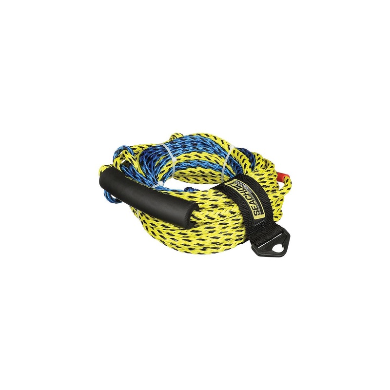 Seachoice 86766 2-Section Tube Tow Rope, 60′, Tows Up to 2 Riders