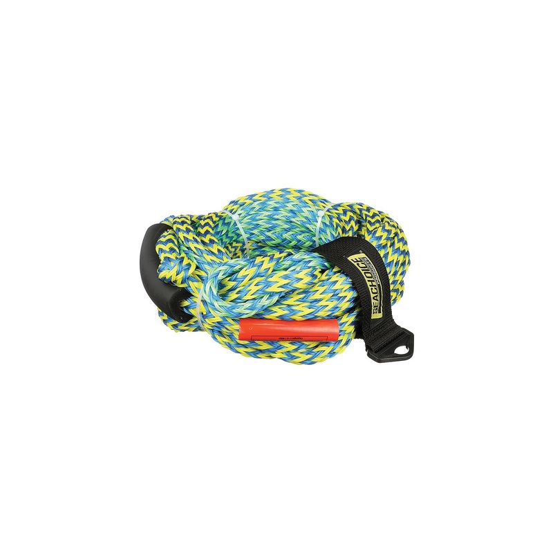 Seachoice 86767 2-Section Tube Tow Rope, 60′, Tows Up to 4 Riders