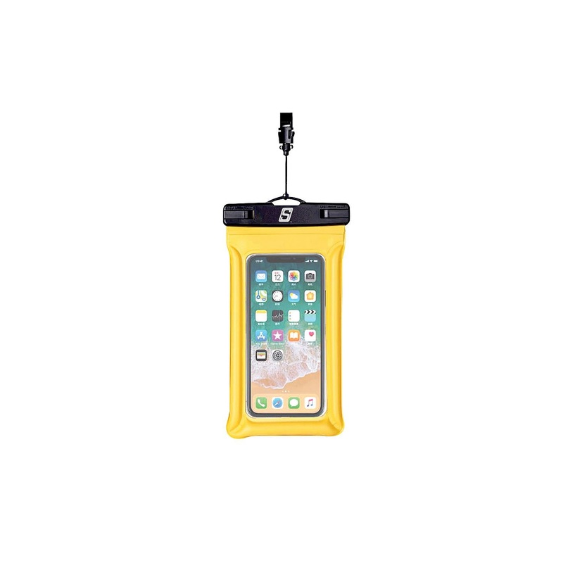 Seachoice 86853 Waterproof Floating Phone Holder Yellow, 5 x 9