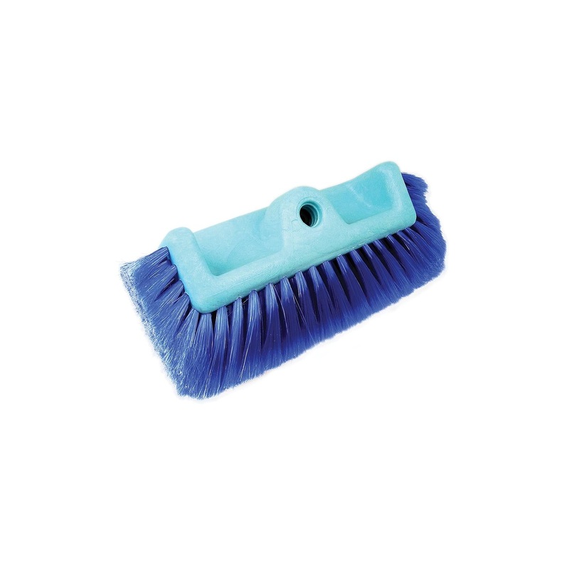 Seachoice 90573 Brush with Side Bristles 10, Extra Soft (Blue Poly)