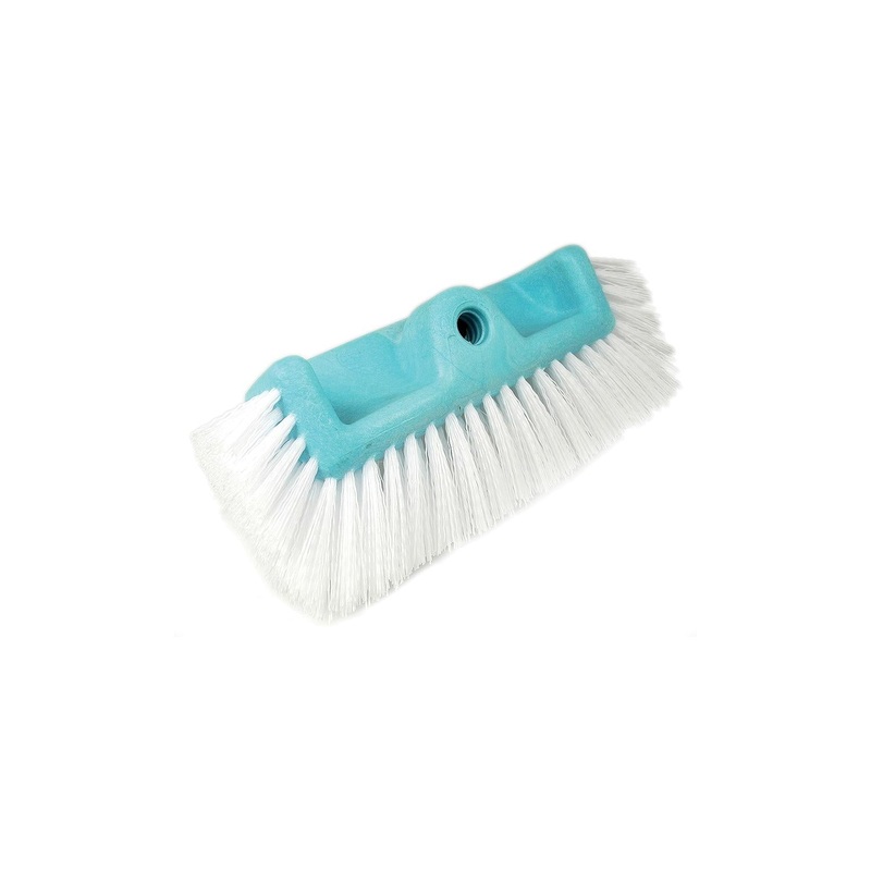 Seachoice 90577 Brush with Side Bristles10, Stiff (White Poly)