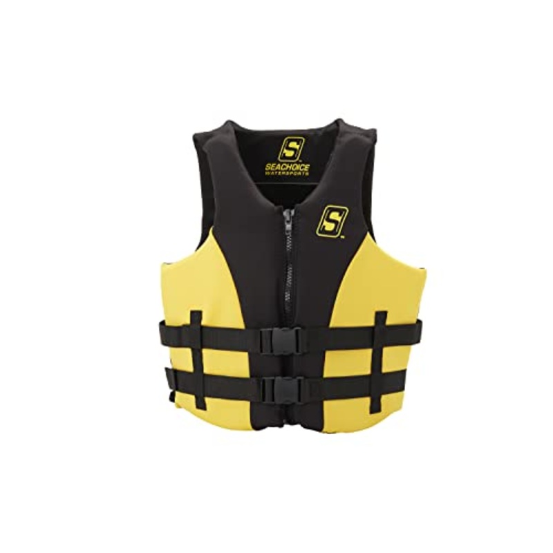 Seachoice 85128 Evoprene Multi-Sport Vest, Yellow/Black, 2XL