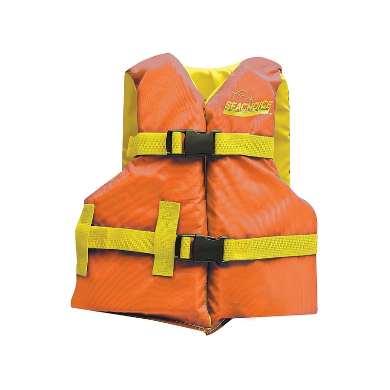 Seachoice 86190 Deluxe General Purpose Life VestOrange/Yellow, Youth