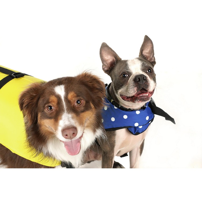 Seachoice 86270 Dog Life Vest – Blue Polka Dot, XS