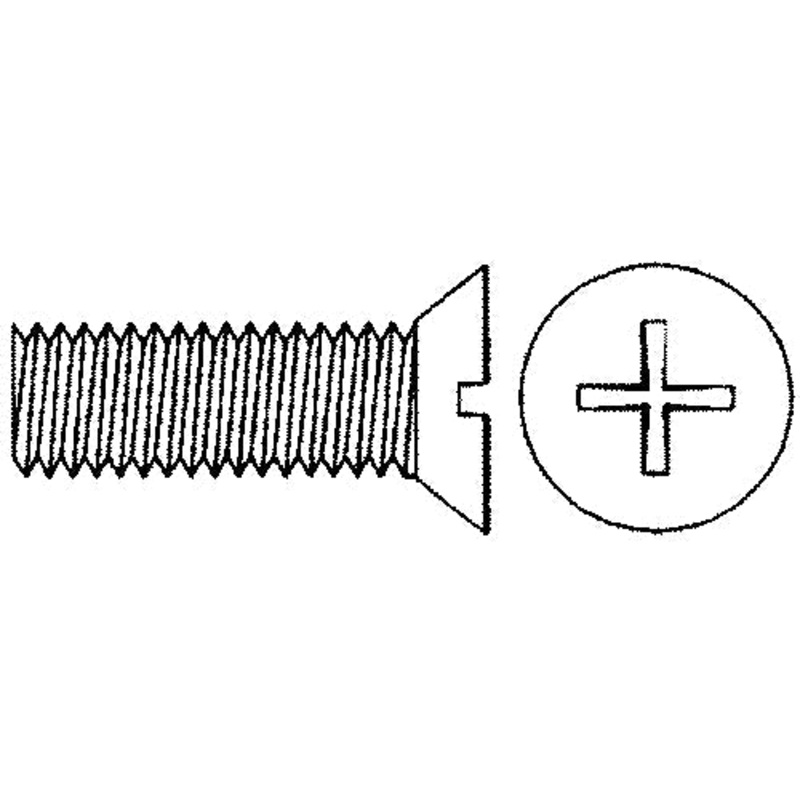 1/4-20X1-1/2 Phil Fh M/Screw