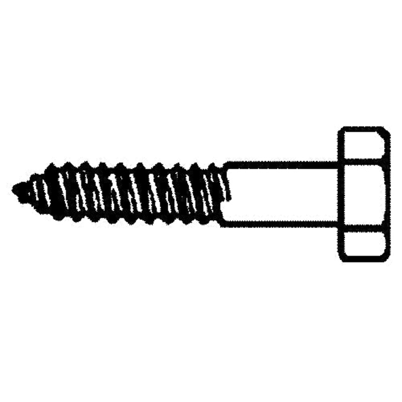 1/4 X 1 Lag Screw 5Cd/Bx