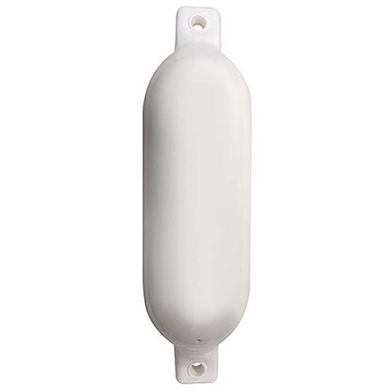 Seachoice 79013 Twin Eye Smooth Fender White, 5.5 x 20