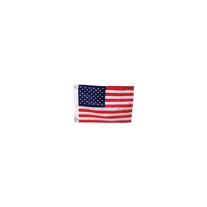 Seachoice 78211 12 x 18 Deluxe Sewn U.S. Flag (Restricted from sale into MN)