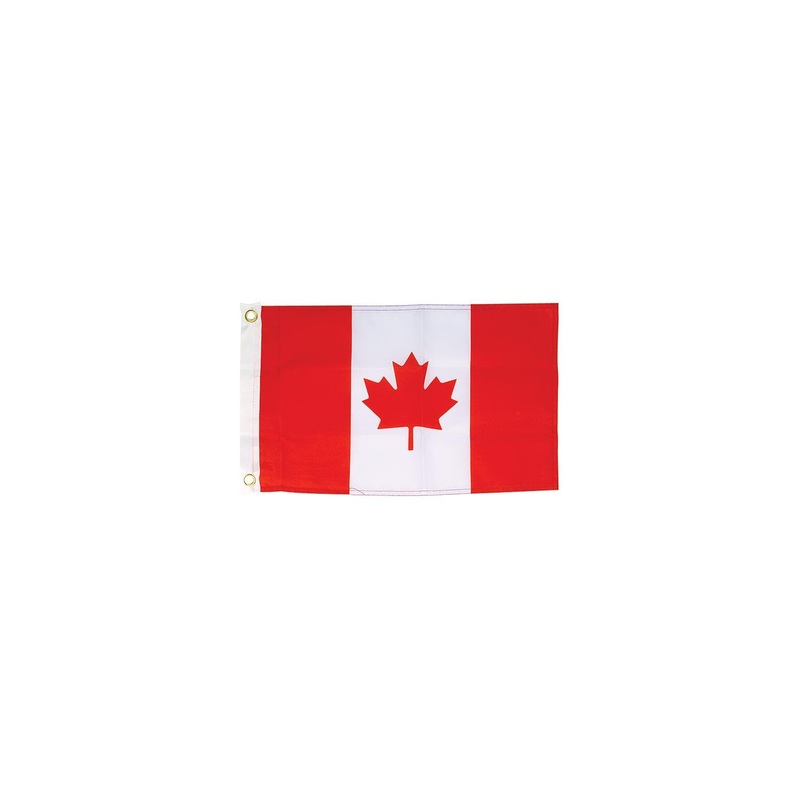 Seachoice 78221 12 x 18 Nylon Print Dyed Canada Flag