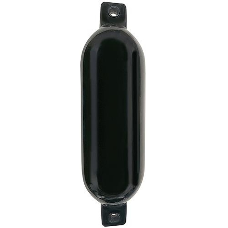 Seachoice 79053 Twin Eye Smooth Fender Black, 5.5 x 20