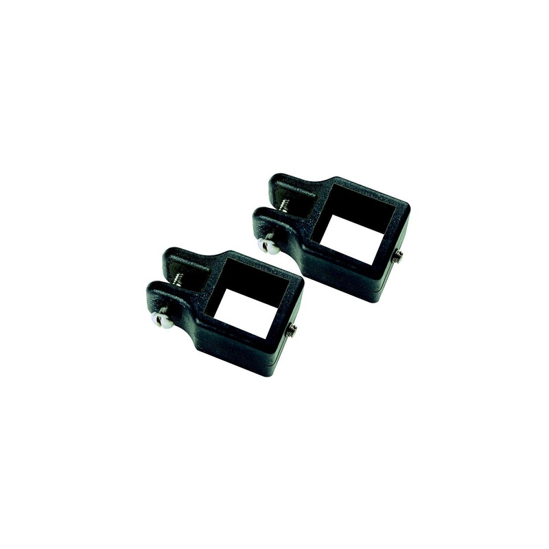 Seachoice Square Jaw Slides Fit 1 OD Tube-Black (2 Per Pack)
