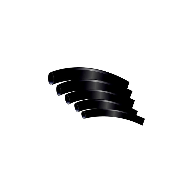 Seachoice 3-To-1 Heat Shrink Tubing With Sealant, Black With Assorted Sizes 1/8 to 1/2 x 3 (5 Per Pack)