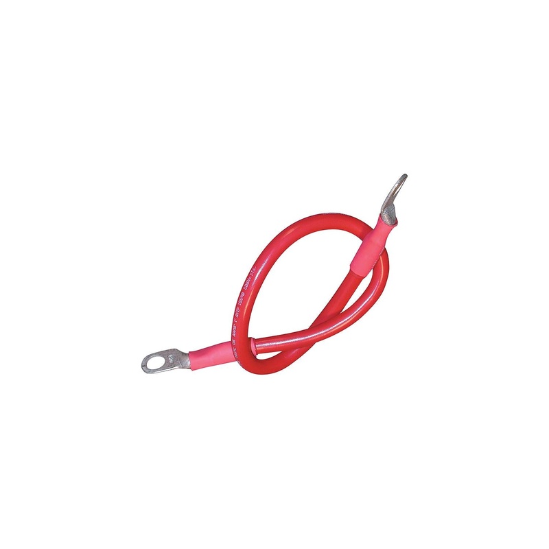 Seachoice 63011 Tinned Copper Battery Assembly, 2 AWG, Red, 2′