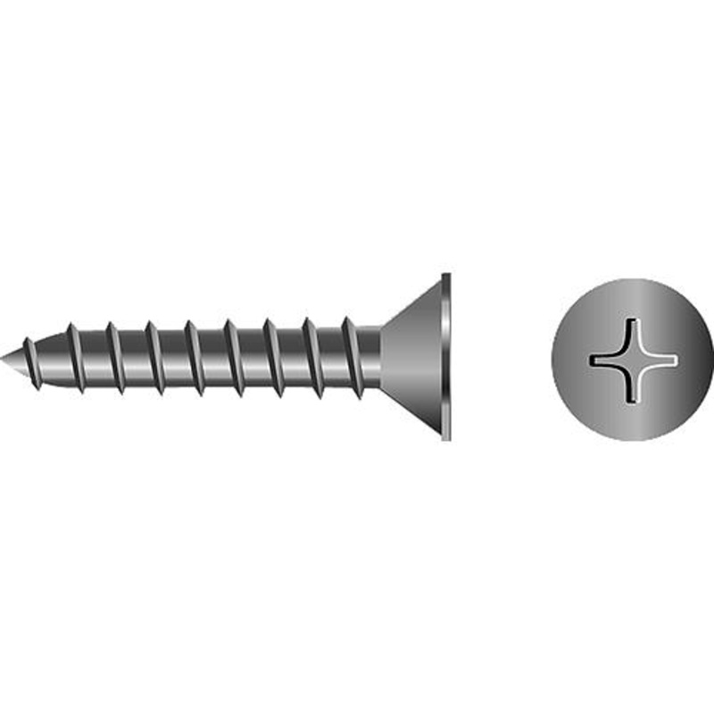 Seachoice 59954 Stainless Steel Phillips Machine Screw – Flat Head