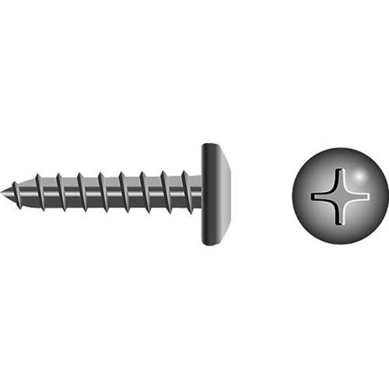 Seachoice 59969 Stainless Steel Phillips Tapping Screw – Pan Head
