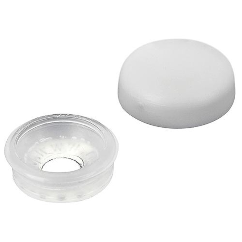 Seachoice Screw Caps, AlumTone, Fits #10 & #12