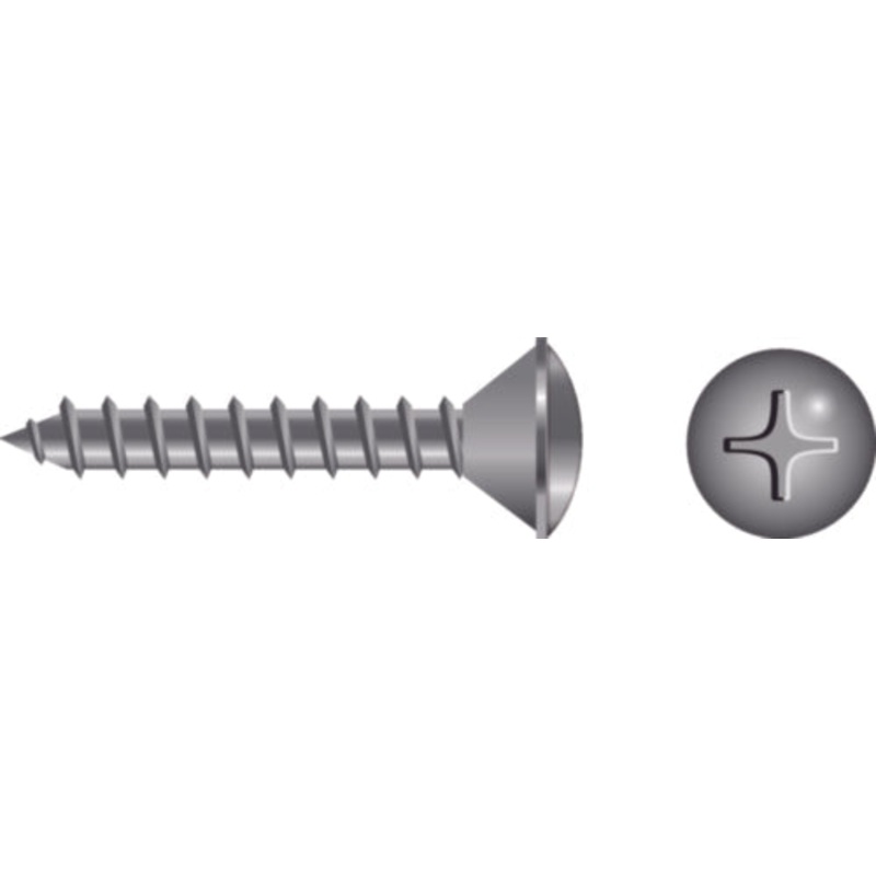 Seachoice Stainless Steel Phillips Machine Screw – Oval Head