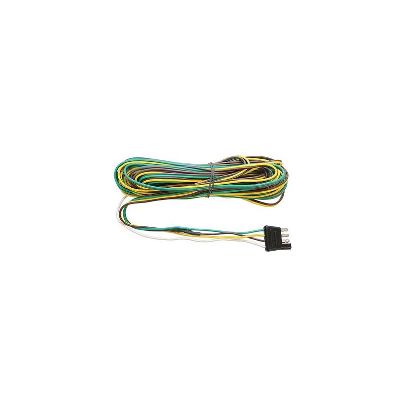 4-Way Flat Trailer Harness 24 Trailer Side With Separate Tail Light Wires