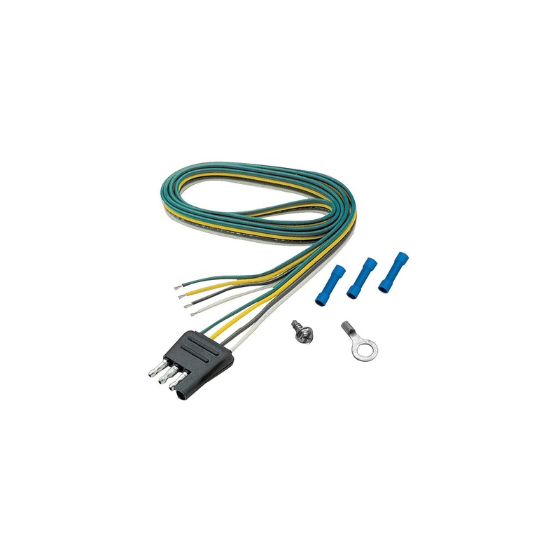 4-Way Flat Trailer Harness 48 Trailer Side