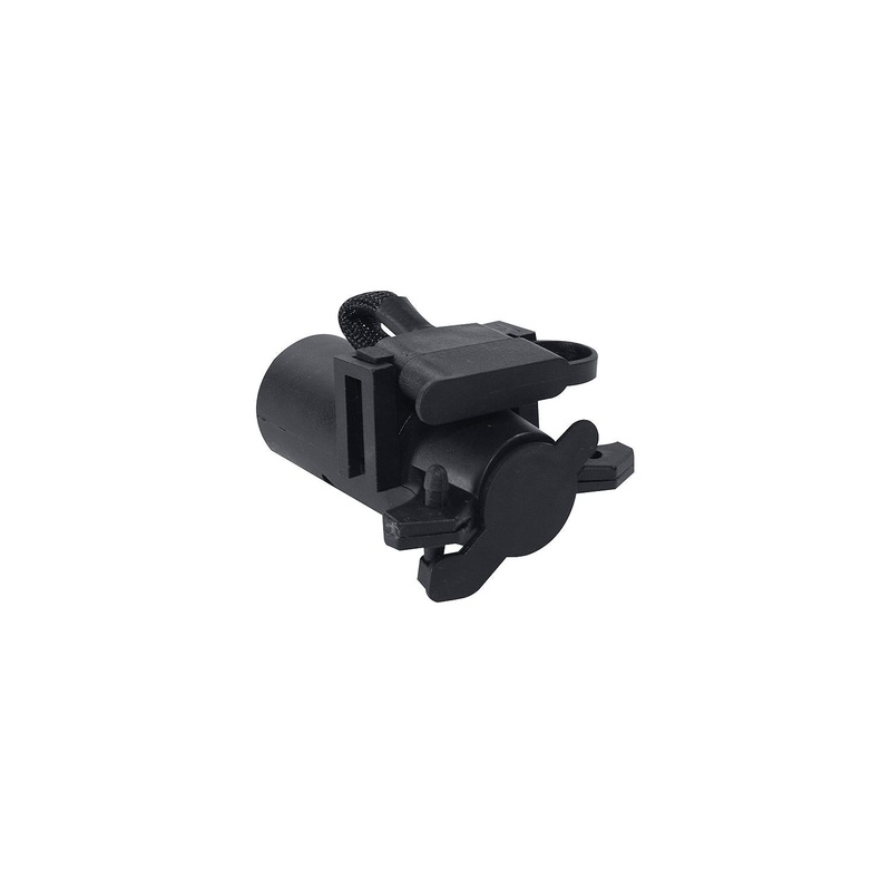 7-Way RV Style Connector to 6-Way Round and 5-Way Flat Adapter