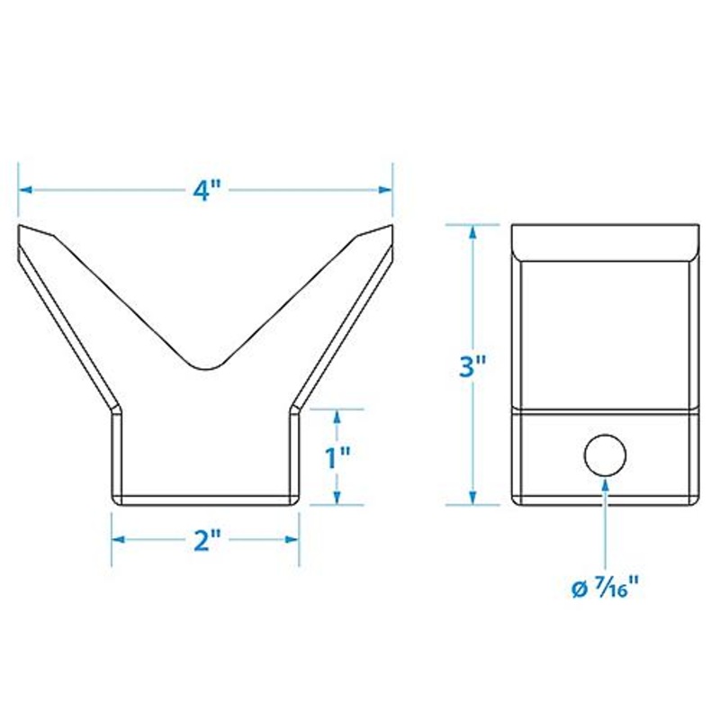 Bow Stop-2 X2 -3/8 I.D.(Bulk)