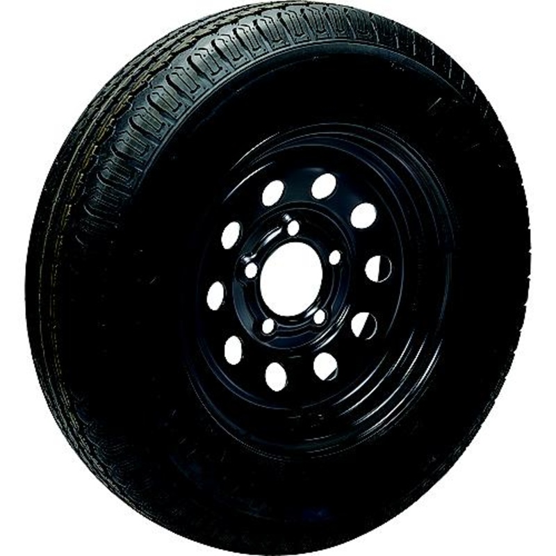 Seachoice 53413 ST205/75R14C/5H KR35 14 Black Modular, 5 Lug Radial Tire & Wheel Assembly