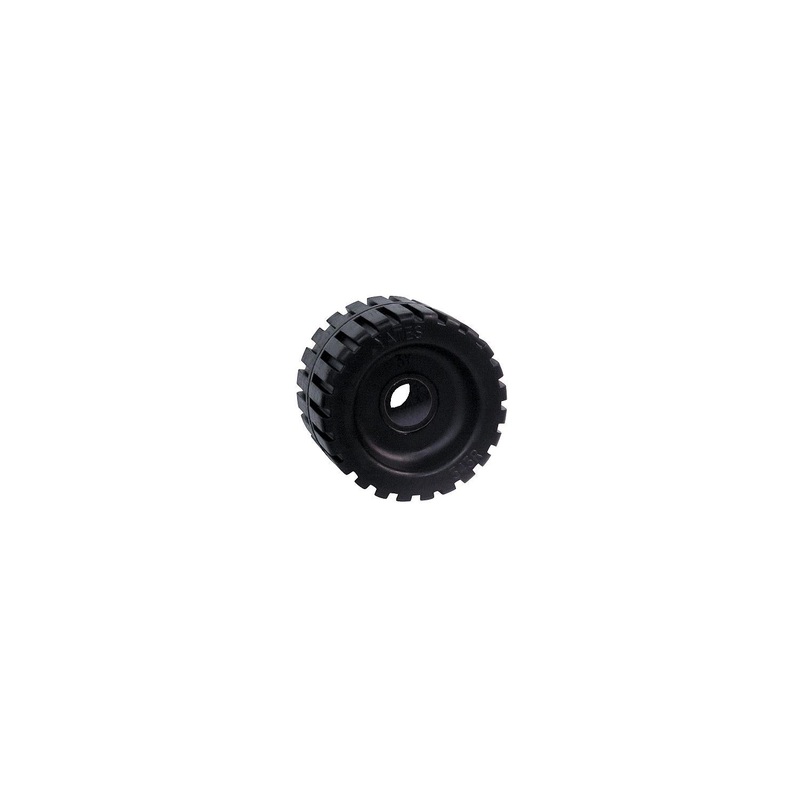 Seachoice Black Rubber Ribbed Roller 4-3/8